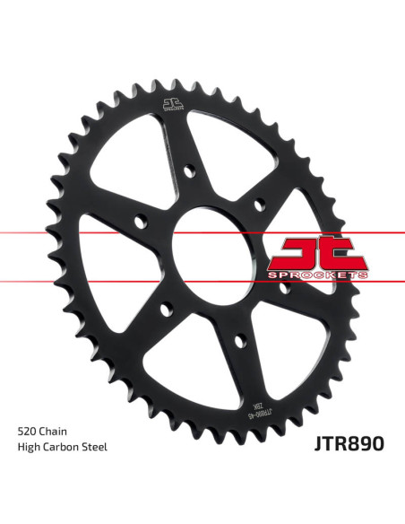 Couronne JT SPROCKETS acier standard 890 - 520