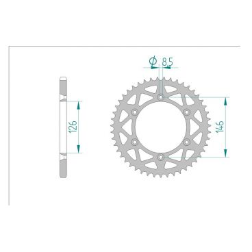 Kit chaine DID  ALU SUZUKI RM-Z 450...