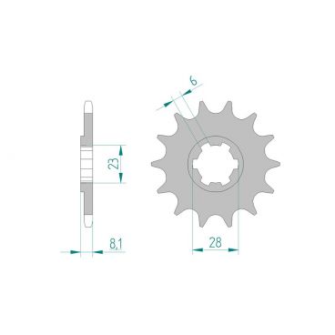 Kit chaine DID  ALU SUZUKI RM 500...