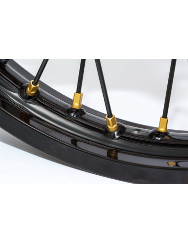 Jeu de têtes de rayons HAAN WHEELS - jaune