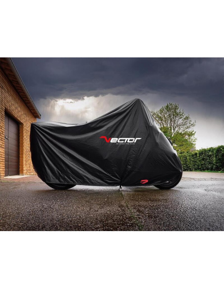 Housse de protection d'extérieur VECTOR Black Cotton - noir