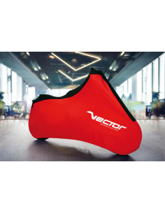 Housse de protection d'intérieur VECTOR Stretch - rouge 2