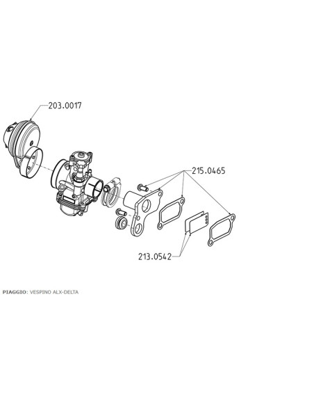 Kit carburateur POLINI ø21