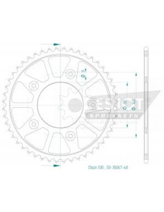 Couronne acier 530 pour...