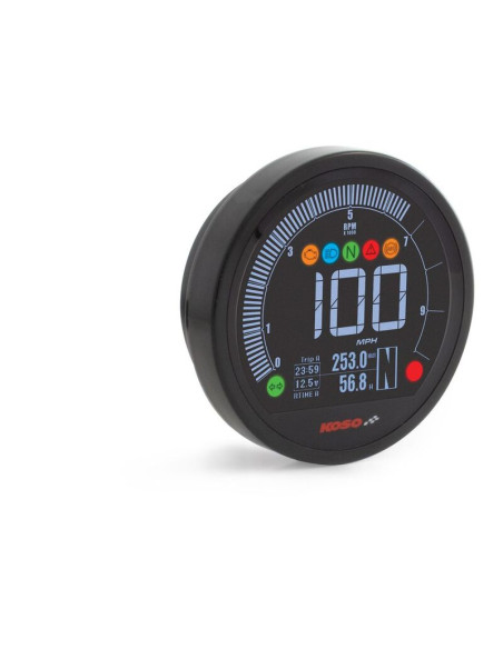 KOSO DL-04 Meter Yamaha Bolt (2022), Black