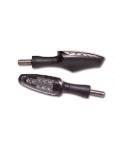 KOSO LED-Indicator Z1 , Black, Smoke, E-mark 2