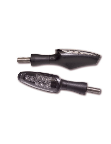 KOSO LED-Indicator Z1 , Black, Smoke, E-mark