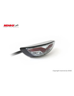 KOSO Led-Taillight, Smoke GT-03, e-mark. 2