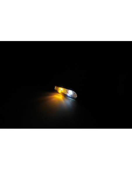 KOSO LED Indicator/FPL. INFINITY,Black, Smoke lens