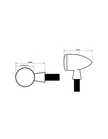 KOSO LED Indicator/FPL. INFINITY,Black, Smoke lens