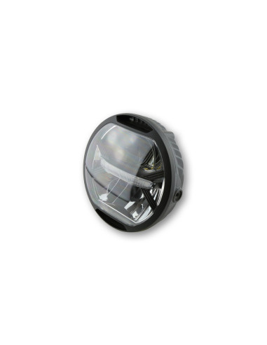 KOSO LED Headlight, Black, Side Mount