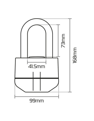 Bloque-disque OXFORD Boss Alarm 14mm