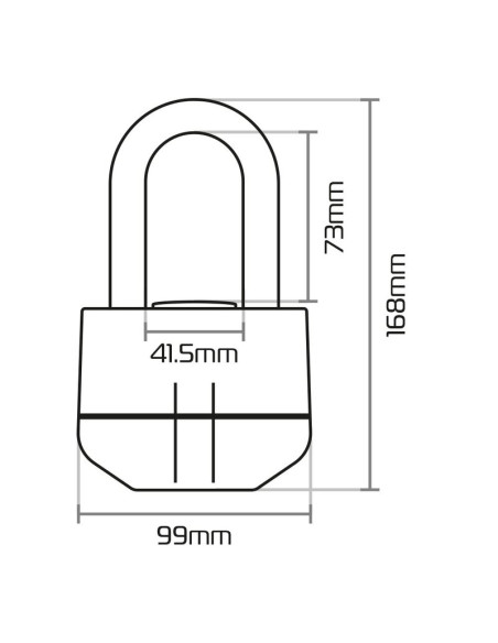 Bloque-disque OXFORD Boss Alarm 14mm