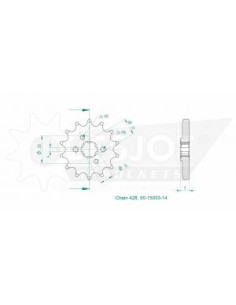 Pignon Esjot pour Rieju 125...