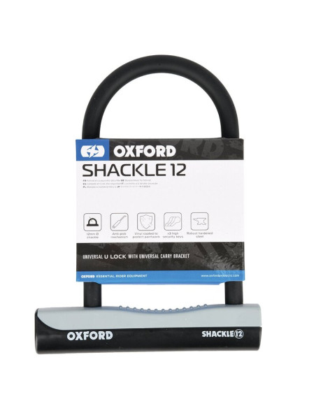 Antivol U OXFORD Shackle 12 - 245mm x 190mm