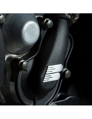 Couvercle de pompe à eau + turbine BOYESEN SuperCooler - noir Couvercle de pompe à eau + turbine BOYESEN SuperCooler - noir