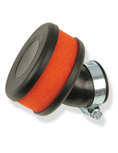 Filtre à air V PARTS mousse 45° Ø28mm jaune - PW2 2