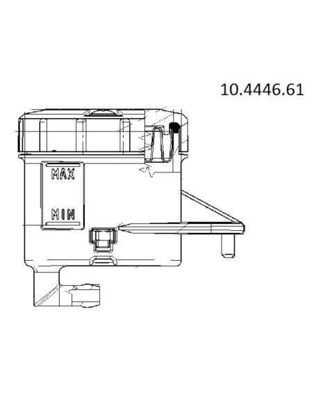 Réservoir de Maître-cylindre BREMBO UPGRADE 90°
