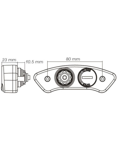 KOSO Tachymètre DB EX-02 ABE