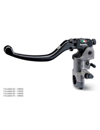 Maître-cylindre d'embrayage radial BREMBO UPGRADE 17RCS Ø17mm bocal séparé Maître-cylindre d'embrayage radial BREMBO UPGRADE 17RCS Ø17mm bocal séparé