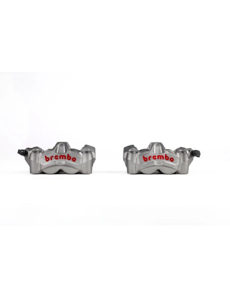 Paire d'étrier de frein avant radial BREMBO UPGRADE M50 4 pistons Ø30mm Paire d'étrier de frein avant radial BREMBO UPGRADE M50 4 pistons Ø30mm