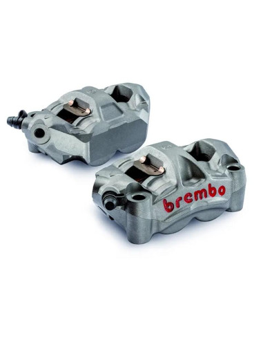 Paire d'étrier de frein avant radial BREMBO UPGRADE M50 4 pistons Ø30mm Paire d'étrier de frein avant radial BREMBO UPGRADE M50 4 pistons Ø30mm