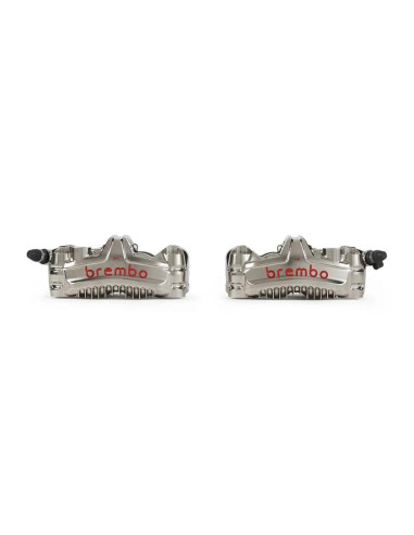 Paire d'étrier de frein avant axial BREMBO UPGRADE GP4-MS 4 pistons Ø30mm Paire d'étrier de frein avant axial BREMBO UPGRADE GP4-MS 4 pistons Ø30mm