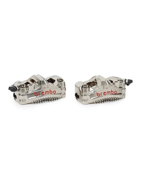 Paire d'étrier de frein avant axial BREMBO UPGRADE GP4-MS 4 pistons Ø30mm Paire d'étrier de frein avant axial BREMBO UPGRADE GP4-MS 4 pistons Ø30mm