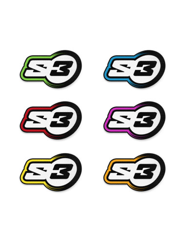 Kit autocollants S3 Impact Enduro/Trial 20 pièces