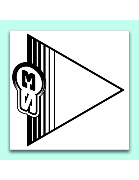 Flèches de signalisation S3 blanc 50 pièces 12x12cm