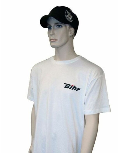 T-shirt BIHR Blanc 150g coton - taille S