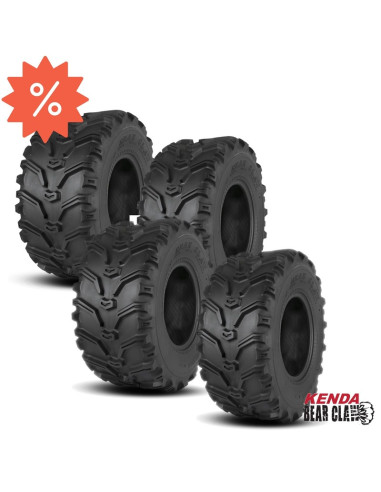 Train de pneus Utilitaire KENDA BEAR CLAW K299 6PR (2 x 25X8-12 + 2 x 25X10-12)