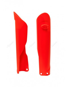 Protections de fourche RACETECH - orange fluo 2