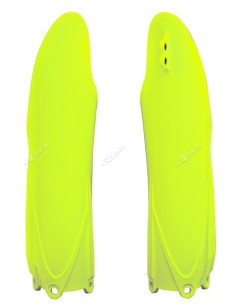 Protections de fourche RACETECH - jaune fluo 2