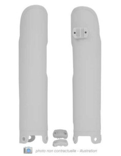 Protections de fourche RACETECH - blanc 2