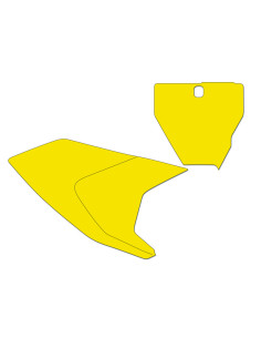 Fonds de plaque BLACKBIRD jaune Husqvarna TC/FC