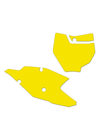 Fonds de plaque BLACKBIRD jaune KTM SX/SX-F