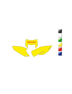 Fonds de plaque BLACKBIRD vert Husqvarna TE-FE 125&+ 2