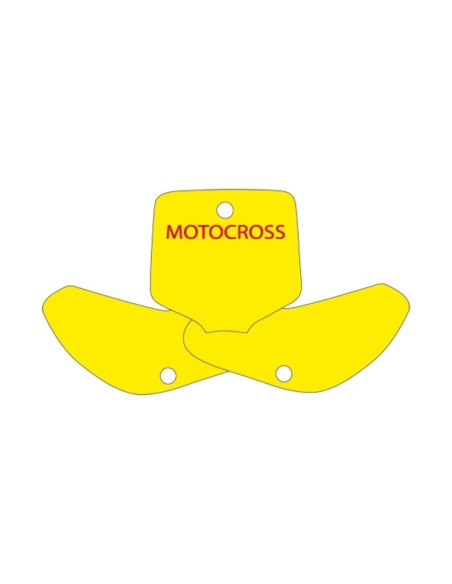 Fonds de plaque BLACKBIRD vert KTM EXC