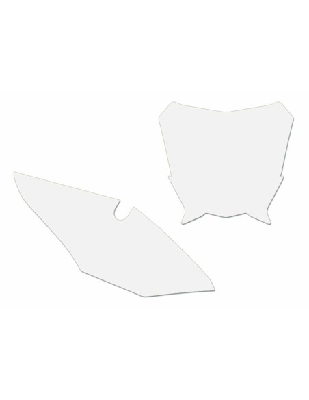 Fonds de plaque BLACKBIRD blanc Honda CRF450R
