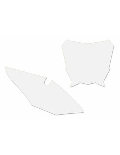 Fonds de plaque BLACKBIRD blanc Honda CRF450R 2