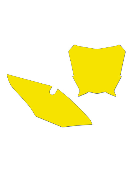 Fonds de plaque BLACKBIRD jaune Honda CRF450R