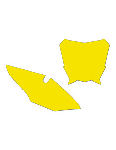 Fonds de plaque BLACKBIRD jaune Honda CRF450R 2