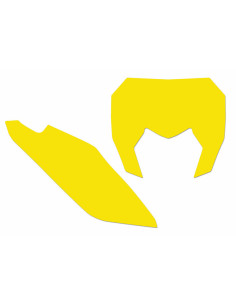 Fonds de plaque BLACKBIRD jaune Sherco SE/SE-F 2