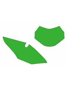 Fonds de plaque BLACKBIRD vert Honda CRF450RX 2