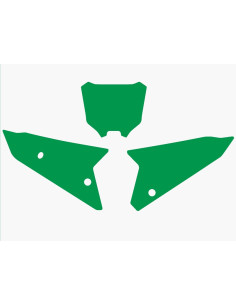 Fonds de plaque BLACKBIRD vert Honda CRF450