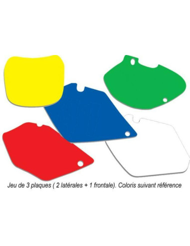 Fonds de plaque BLACKBIRD noir Yamaha WRF250/450