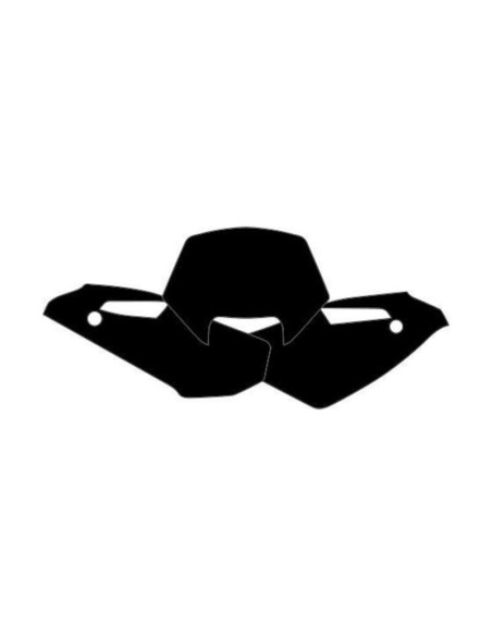 Fonds de plaque BLACKBIRD noir Husqvarna WR125/WRE125