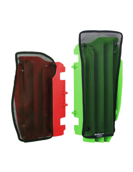 Filet cache radiateur POLISPORT noir Kawasaki KX450F
