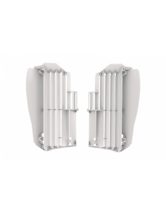 Cache radiateur POLISPORT blanc Yamaha YZ450F